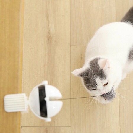 Automatic Lifting Ball Cat Toy Interactive Puzzle Intelligent Ball Cat Toys Balls Electric For Cat