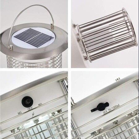 Outdoor Solar Power Mosquito Lamp , 80sqft Effect, For Home, Restaurant, Hotel