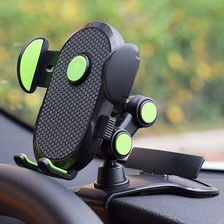 Car Phone Holder Free Rotation Non-slip Dashboard Stands GPS Navigation Card Parking With Invisible Mobile Phone Brac