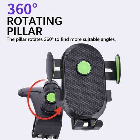 Car Phone Holder Free Rotation Non-slip Dashboard Stands GPS Navigation Card Parking With Invisible Mobile Phone Brac