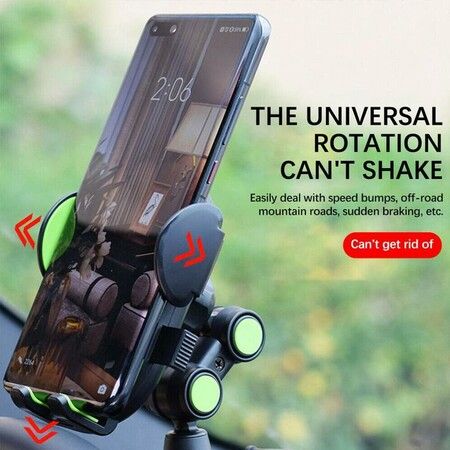 Car Phone Holder Free Rotation Non-slip Dashboard Stands GPS Navigation Card Parking With Invisible Mobile Phone Brac