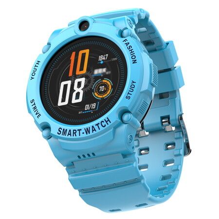 Smart Watch Kids 4G Accurate Location History Route Color Blue