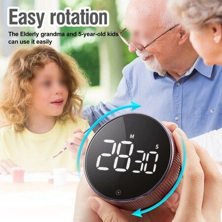 Magnetic Digital Kitchen Kitchen Timer Aesthetic Cute Countdown LED Egg Baseus Kawaii Timer Mechanical Homework Kitchen Tools