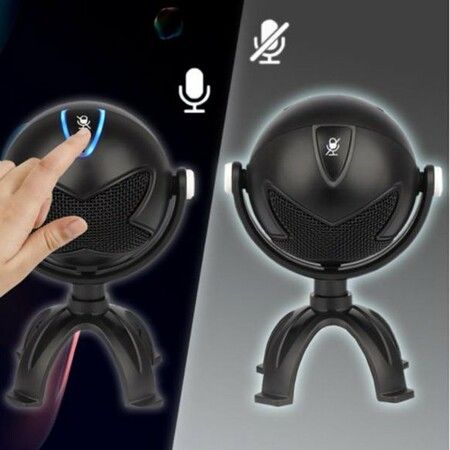 Alien Snowball Microphone Condenser Microphone USB Computer Live K Song Recording Game Video Conference Microphone