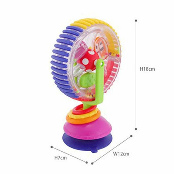 Sucker Around The Ferriswheel Rotating Windmill Bell For Baby Toy