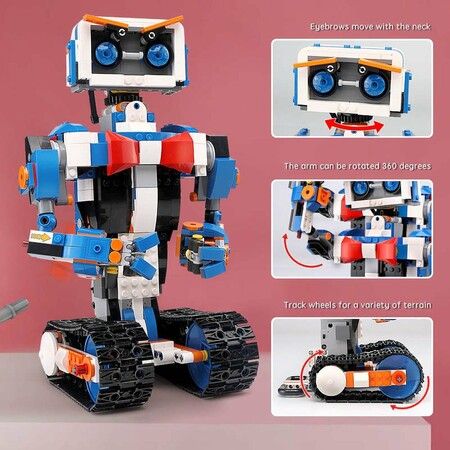 Building Blocks Robot Kit - City Remote &APP Control Robot Toys DIY Building Toys Kits For Kids