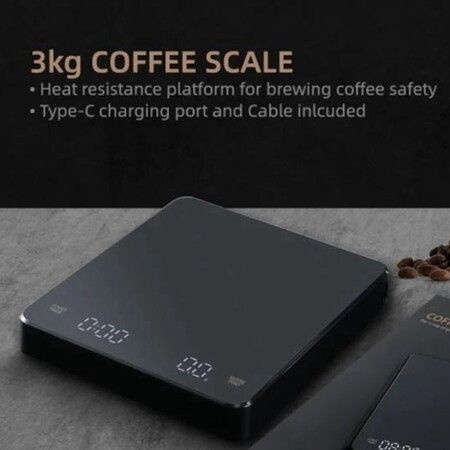 LED Display Coffee Scale, Electronic Timer Scale, Home Coffee Brewing