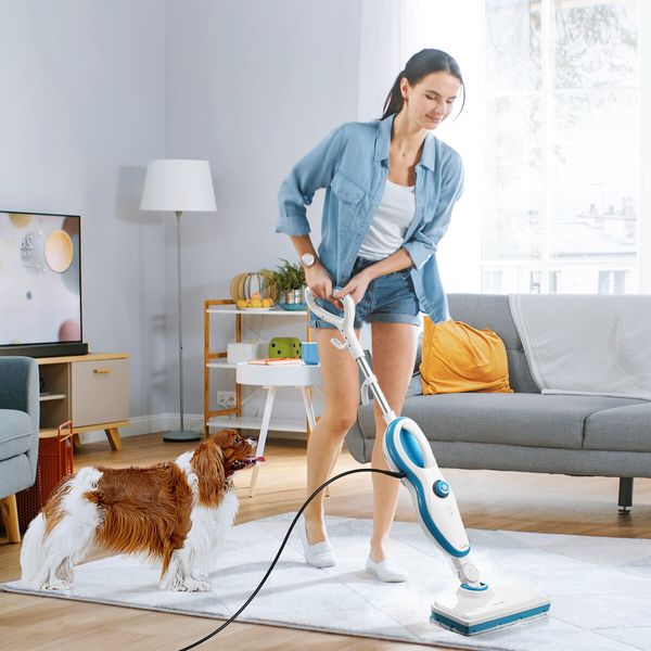 Maxkon 11 In 1 Steam Mop Cleaner Floor Carpet Steamer Cleaning 1500W 2 Steam Levels