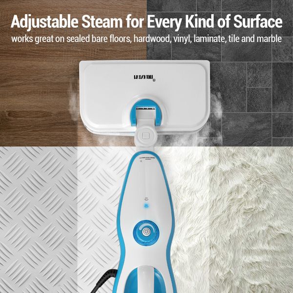 Maxkon 11 In 1 Steam Mop Cleaner Floor Carpet Steamer Cleaning 1500W 2 Steam Levels