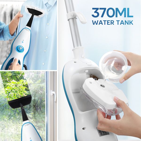 Maxkon 11 In 1 Steam Mop Cleaner Floor Carpet Steamer Cleaning 1500W 2 Steam Levels