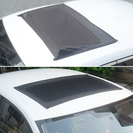 Magnetic Car Sunroof Sun Shade Mesh Moonroof SUV Tent Roof Cover Camping Kept The Bugs Out Insect Screen Awnings Net