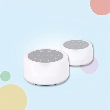 White noise machine white noise baby sound machine with 7 color 24 night light sounds anxiety relief