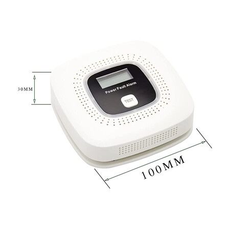 Carbon Monoxide Monitor Long Life with Battery , Co Alarm Detector with LCD Display