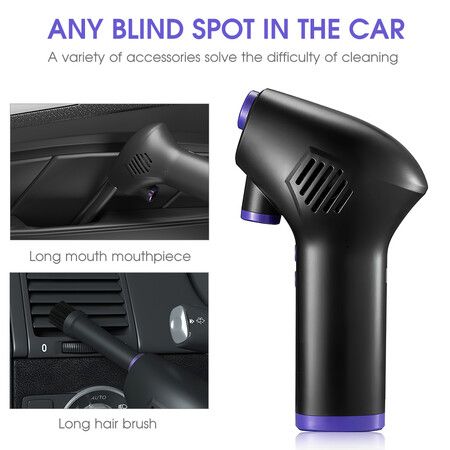 Cordless Air Duster Air Keyboard Cleaner Spray Canned Air Duster 15000mAh Fast Charging