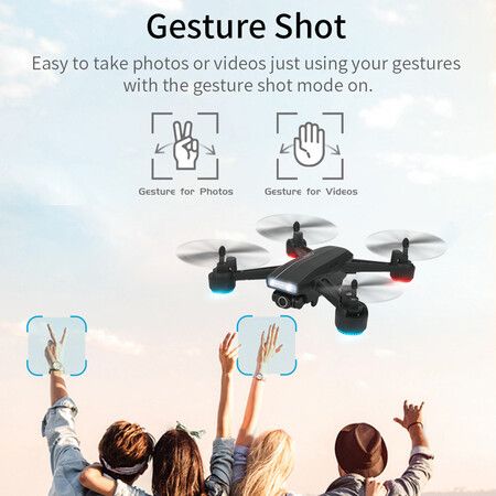 4K Drone with Camera HD Wide-Angle Self-Stabilizing RC Drone WiFi FPV Rc Quadrocopter Dual Battery