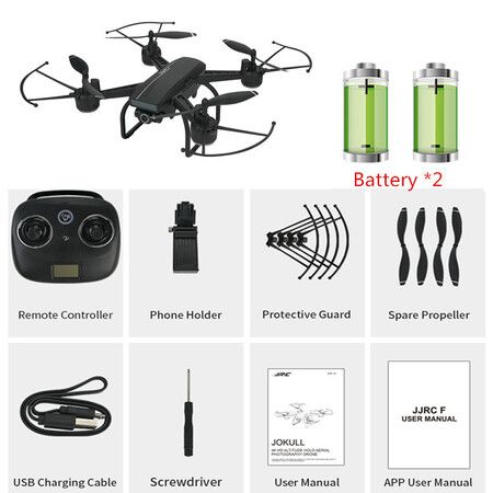 4K Drone with Camera HD Wide-Angle Self-Stabilizing RC Drone WiFi FPV Rc Quadrocopter Dual Battery