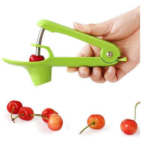 Cherry Chopping Tool, Cherry Pitting Remover with Space Saving Lock Design, Cherry Chopping Tool for Cherry Jam