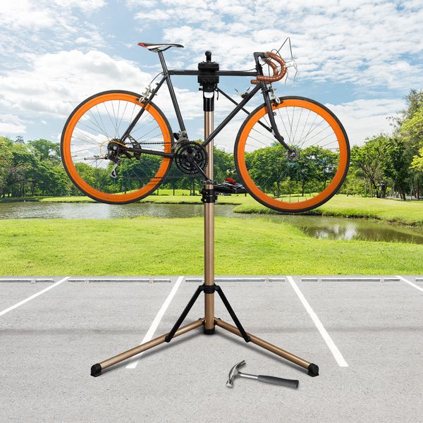 Bike Repair Stand Foldable Bicycle Rack Workstand Maintenance Aluminium Alloy