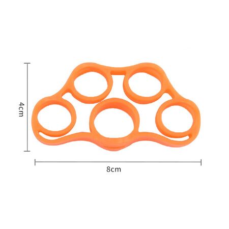 Silicone Hand Gripper Finger Expander Exercise Hand Grip Strength Trainer Finger Exerciser Resistance Bands