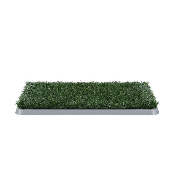 Pet Dog Grass Toilet Pee Pad Indoor Puppy Potty Training Mat Patch with Removable Tray