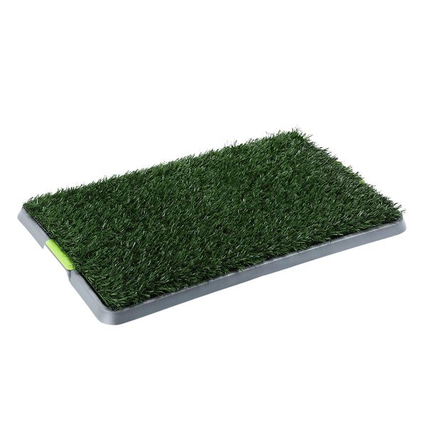 Pet Dog Grass Toilet Pee Pad Indoor Puppy Potty Training Mat Patch with Removable Tray