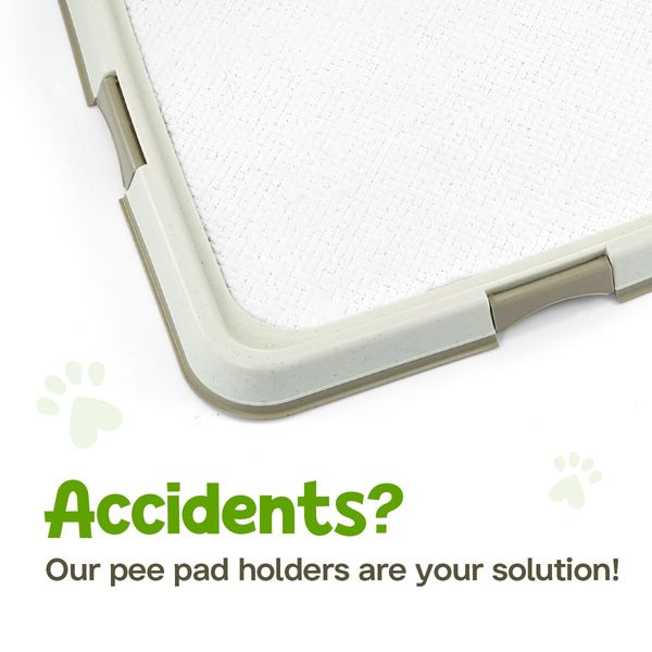 Pet Dog Pee Pad Holder Indoor Puppy Potty Training Tray Portable Trainer 60x60cm