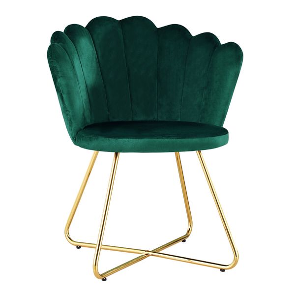 Luxsuite Lounge Chair Dining Velvet Armchair Single Sofa Accent Modern Furniture Green