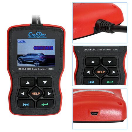 C200 OBD2 Scanner Automotive Engine Fault Code Reader OBDII?EOBD CAN Diagnostic Scan Tool For OBDII Vehicles