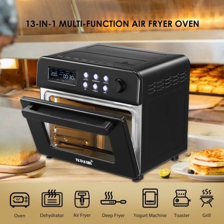 Maxkon 22L Air Fryer Oven Toaster 13-in-1 Electric Stove Kitchen Appliance Black