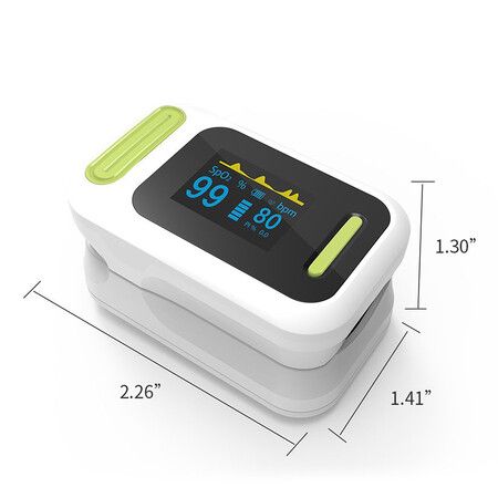 Fingertip Pulse Oximeter, Blood Oxygen Saturation Monitoring