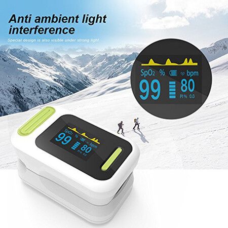 Fingertip Pulse Oximeter, Blood Oxygen Saturation Monitoring