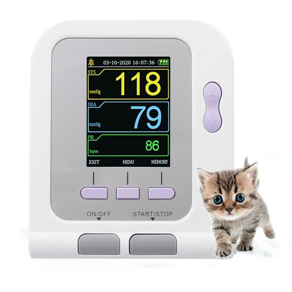 Veterinary Blood Pressure Monitor Dog/Cat/Pet Lamb Horse Electronic Sphygmomanometer With Software FDA cert.