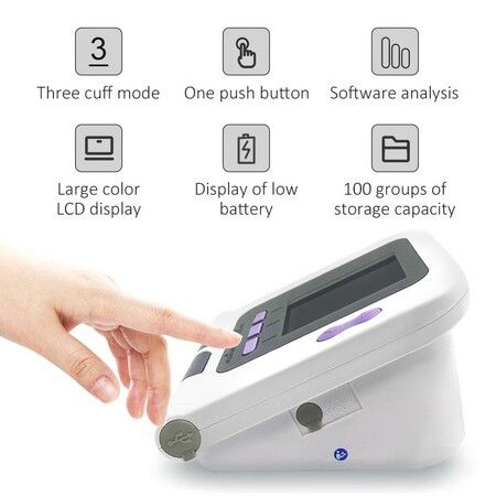 Veterinary Blood Pressure Monitor Dog/Cat/Pet Lamb Horse Electronic Sphygmomanometer With Software FDA cert.