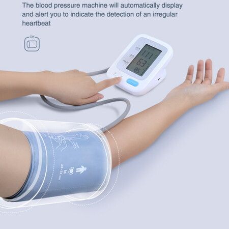 Electronic Sphygmomanometer Upper Arm Blood Pressure Monitor BP Monitor FDA cert.