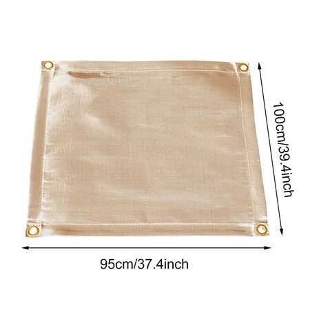 Fire Pit Mat Fire Blanket Fireproof Mat For BBQ (95 X 100cm)