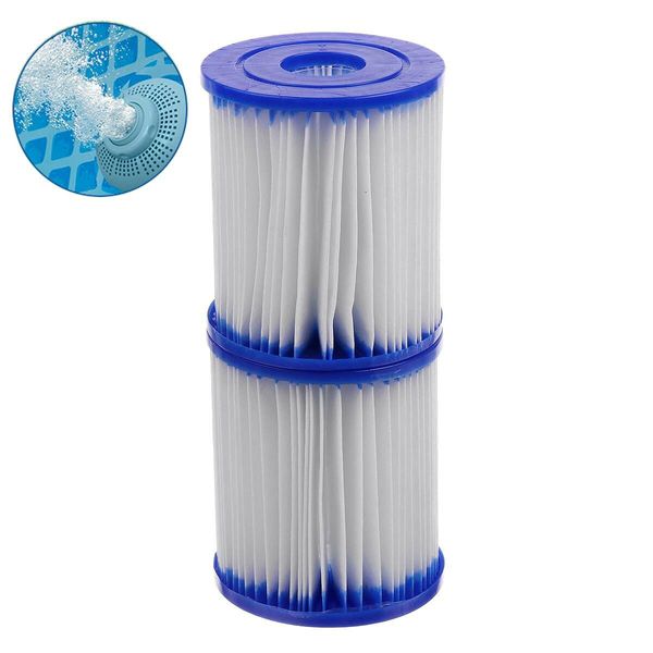 2PCS Bestway Swimming Pool Filter Cartridge Replacement Filter for Swimming Pool 58093 PUMP TYPE 1 Inflatable Pool Accessories