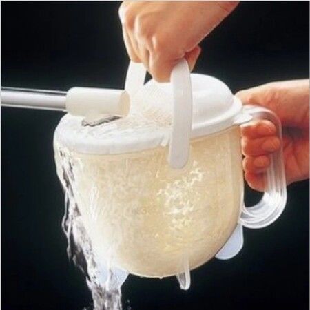 Convenient plastic cleaning kitchen quick wash rice washing device rice washing multifunctional rice washer 1pcs