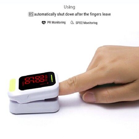 Fingertip Pulse Pulse Bar Graph Oximeter Blood Oxygen Saturation Monitor