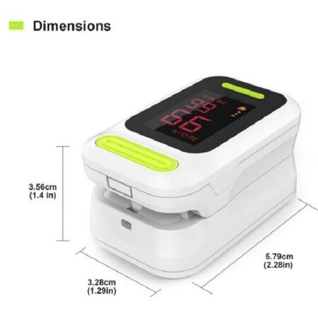 Fingertip Pulse Pulse Bar Graph Oximeter Blood Oxygen Saturation Monitor