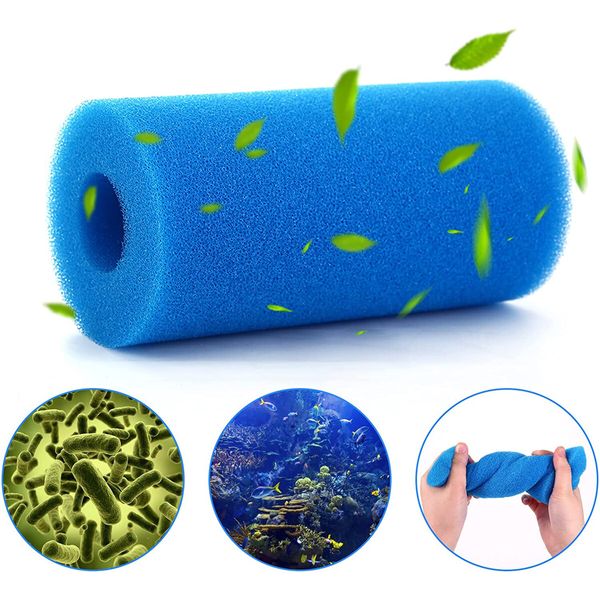 6Pcs Foam Filter Sponge for Intex Type A/C  And Bestway III Reusable Washable Swimming Pool Aquarium Filter Accessories