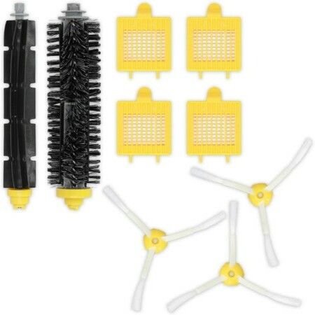 Replacement Parts Compatible with Roomba - 700 Series 9-Piece Spare Part with 4 Filters, 3 Side Brushes, Extractor