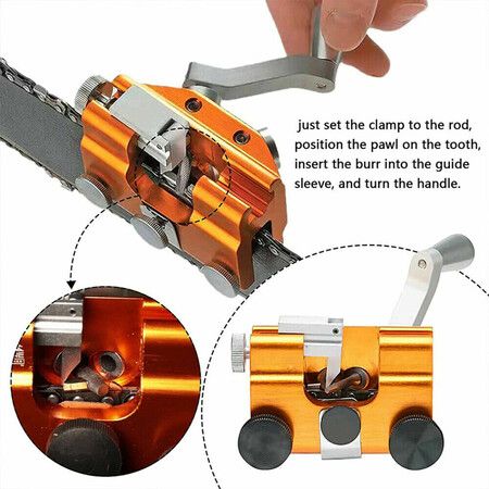 Chainsaw Sharpener Jigs Sharpening Tool Hand Chain