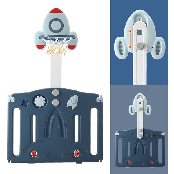 Kidbot 20 Panels Baby Safety Playpen Interactive Fence Gate Yard Foldable Airship Design