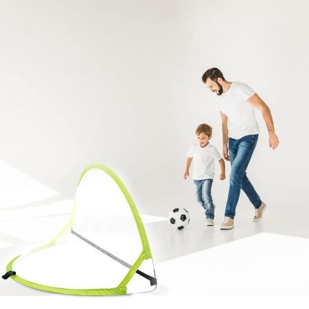 Soccer Goal Nets, Portable Pop-up Set with Lime Green Zipper Storage Bag(82cm x 48cm x 48cm)