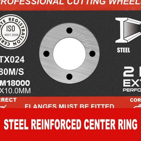 50-Piece 85mm Professional Cutting Wheels Discs 2 in 1 Steel Inox Ultra Thin