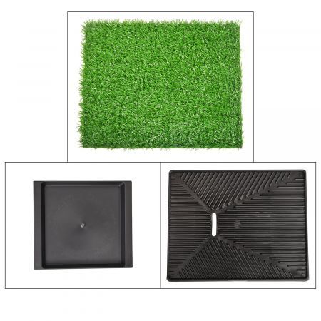 Artificial Grass Dog Pee Pad Potty - Artificial Grass Patch for Dogs - Pet Litter Box