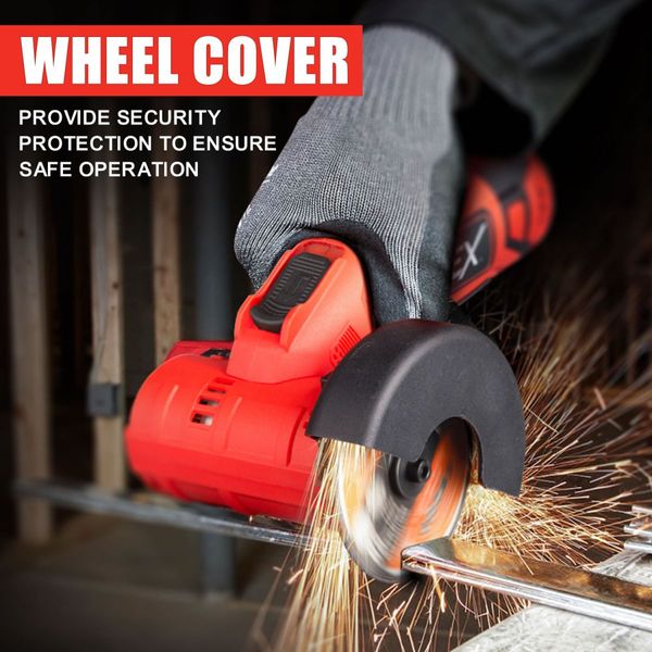 TOPEX 12V Cordless Angle Grinder with 2 Polishing disc,1 Wrench for Metal and Wood??