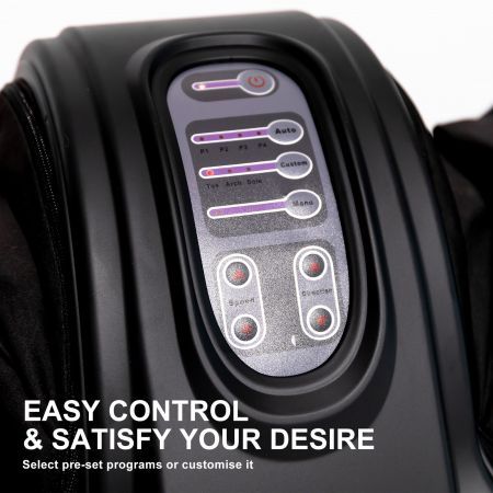 Foot Massager Electric Massagers Shiatsu Ankle Kneading Remote BLACK