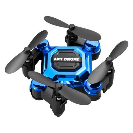 Drone with Camera for Adults 4K HD Video RC Quadcopter Helicopter for Children and Adults (Blue)