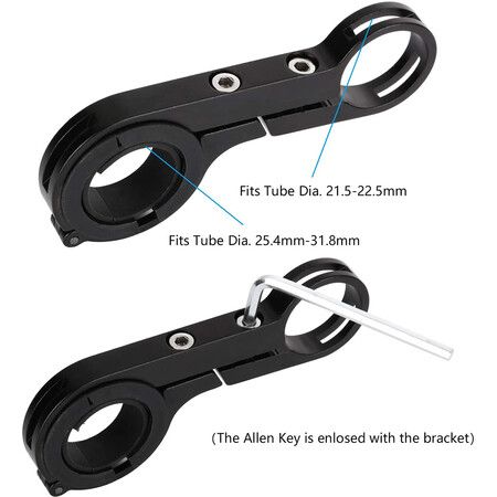 Bike Handlebar Extender for Holding Motorcycle E-Bike Lamp Speedometer GPS Phone Mount Holder